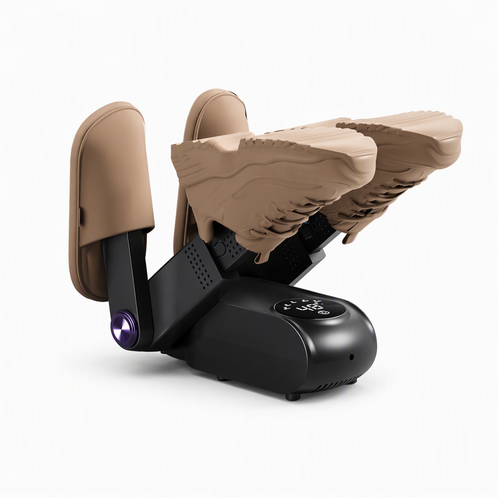 Foldable Shoe Dryer with Smart Timer and UV Light
