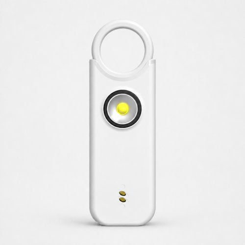 White personal alarm