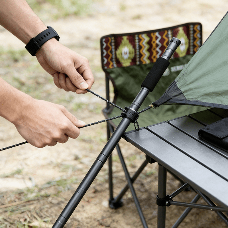 Tervizo™ Tactical Trekking Staff — Detachable Survival System