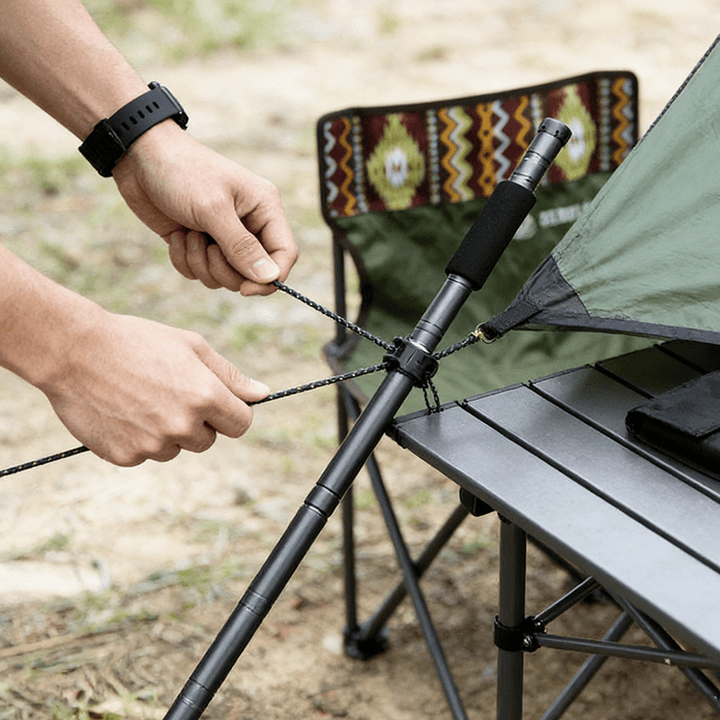 Tervizo™ Tactical Trekking Staff — Detachable Survival System