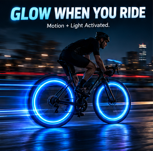 Tervizo™ – Motion-Activated LED Bike Valve Lights