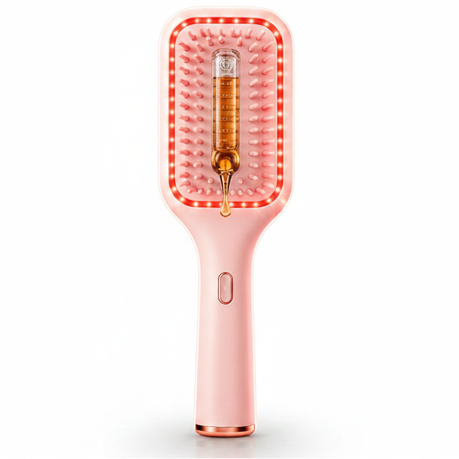 Red Light Therapy Scalp Brush