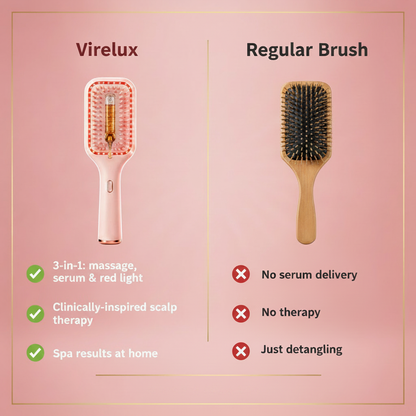 Red Light Therapy Scalp Brush