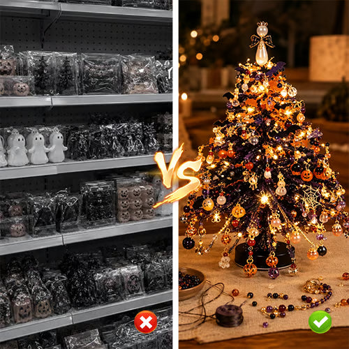 🛒60% OFF !! 🎄DIY Glowing Beaded Christmas Tree – Handmade Holiday Decor with Lights