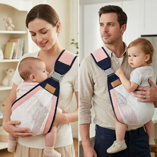 🔥 50% OFF!!!Lightweight Baby Carrier – Breathable, Supportive & Hands-Free