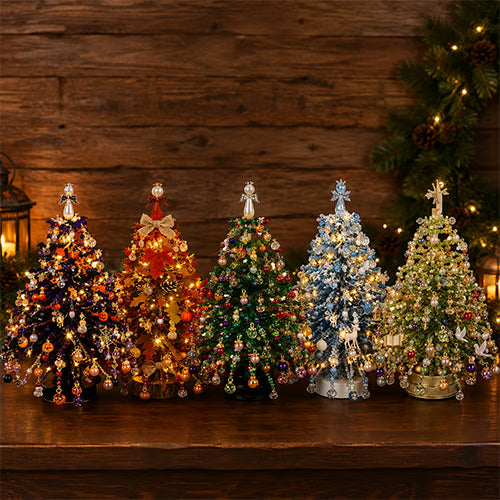 🛒60% OFF !! 🎄DIY Glowing Beaded Christmas Tree – Handmade Holiday Decor with Lights