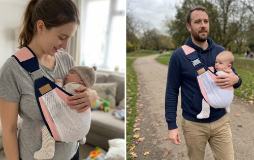 🔥 50% OFF!!!Lightweight Baby Carrier – Breathable, Supportive & Hands-Free