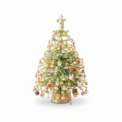 🛒60% OFF !! 🎄DIY Glowing Beaded Christmas Tree – Handmade Holiday Decor with Lights